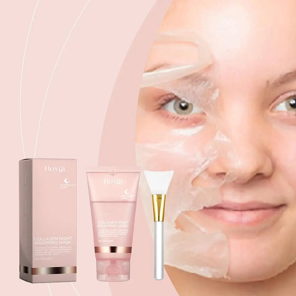 Máscara Facial de Colágeno Noturna Hoygi
